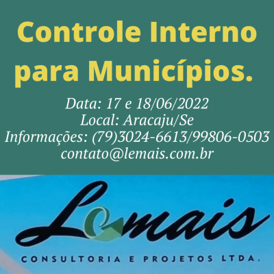 CURSO DE CONTROLE INTERNO PARA MUNICIPIOS